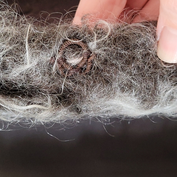 AK ANNE KLEIN | Mohair Trimmed Wool Coat - Small - Picture 9 of 9